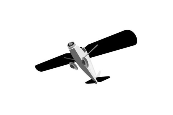 Download Propeller Airplane Flying Overhead EPS - Premium Resources