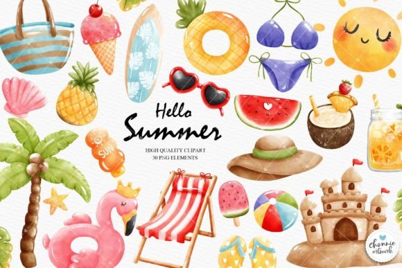 Download Summer Clipart, Seasonal Clipart, Beach - Seasonal Collection