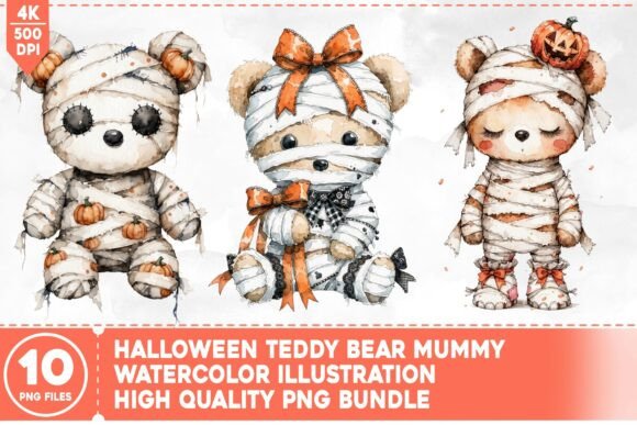 Download Halloween Teddy Bear Mummy - Mummy Collection