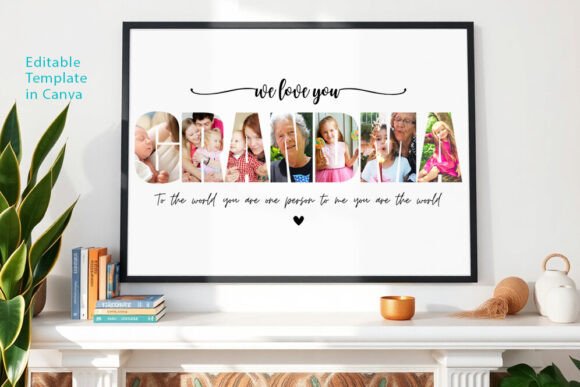 Download Grandma Photo Collage, Gift for Grandma, - Gift for grandma Collection
